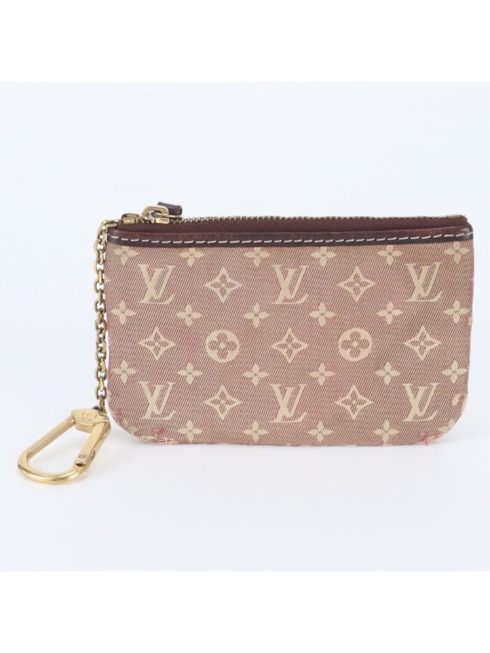 Louis Vuitton Monogram Idylle Pochette Cles Sepia Coin Purse Wallet Leather